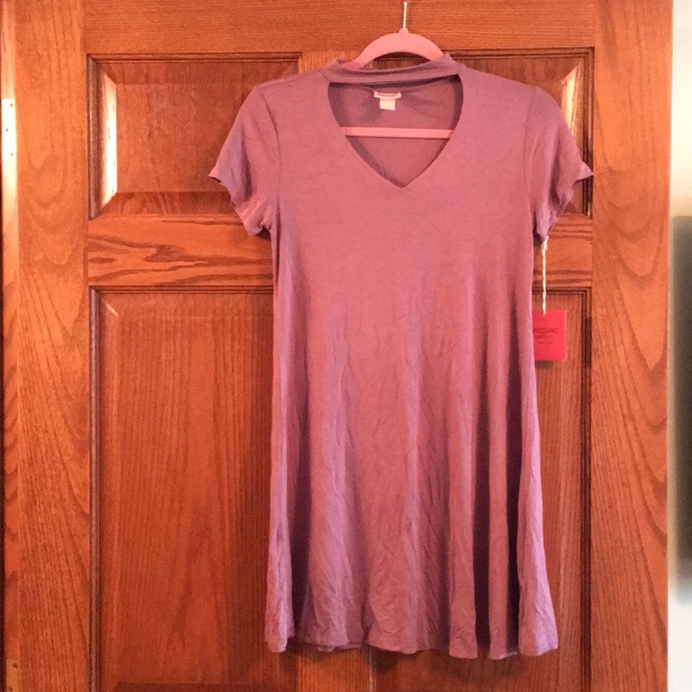 NWT Purple t-shirt dress. Size XS